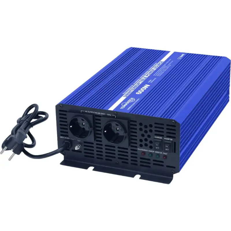 TommaTech MS Serisi UPS 600 W Watt Modifiye Sinüs Şarjlı İnverter 12V