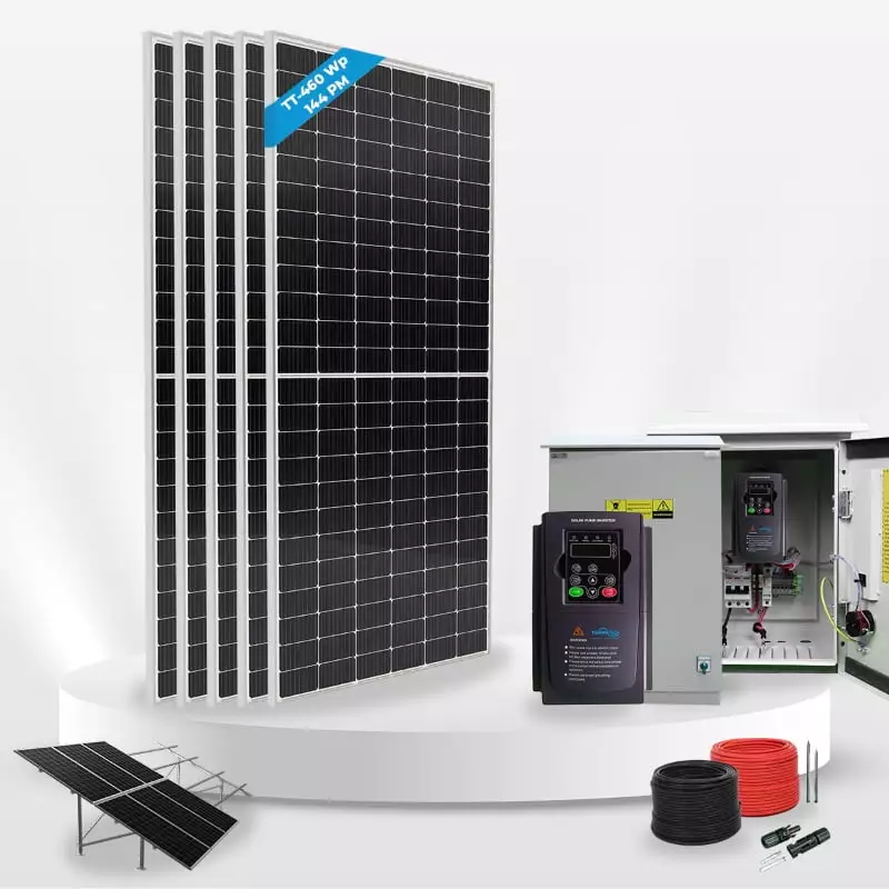 1HP-0.75KW 1 FAZ / 230V Pompa Sürücülü Sulama Paketi
