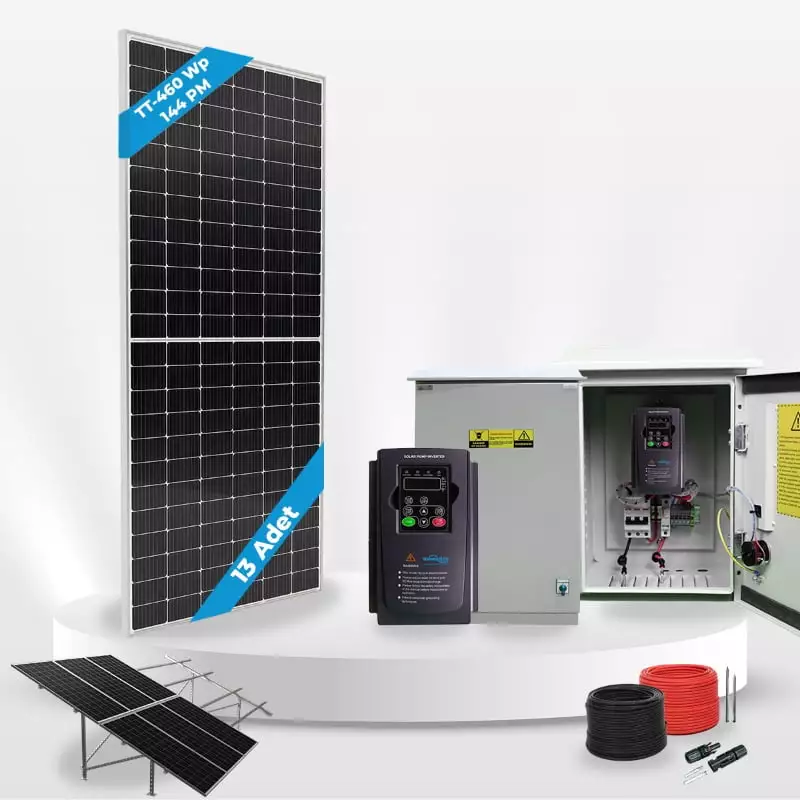 5.5HP-4KW 3 FAZ / 400V Pompa Sürücülü Sulama Paketi